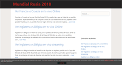 Desktop Screenshot of mundialrusia-2018.net